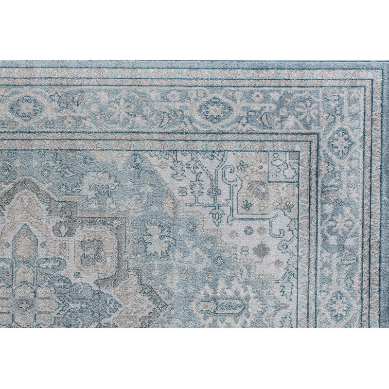 World Menagerie Lemont Performance Blue Rug & Reviews Wayfair